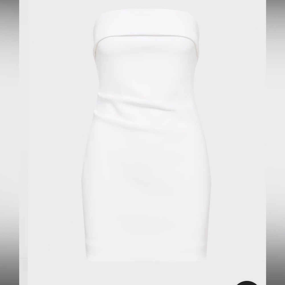 Babaton eyecatcher dress mini in white
